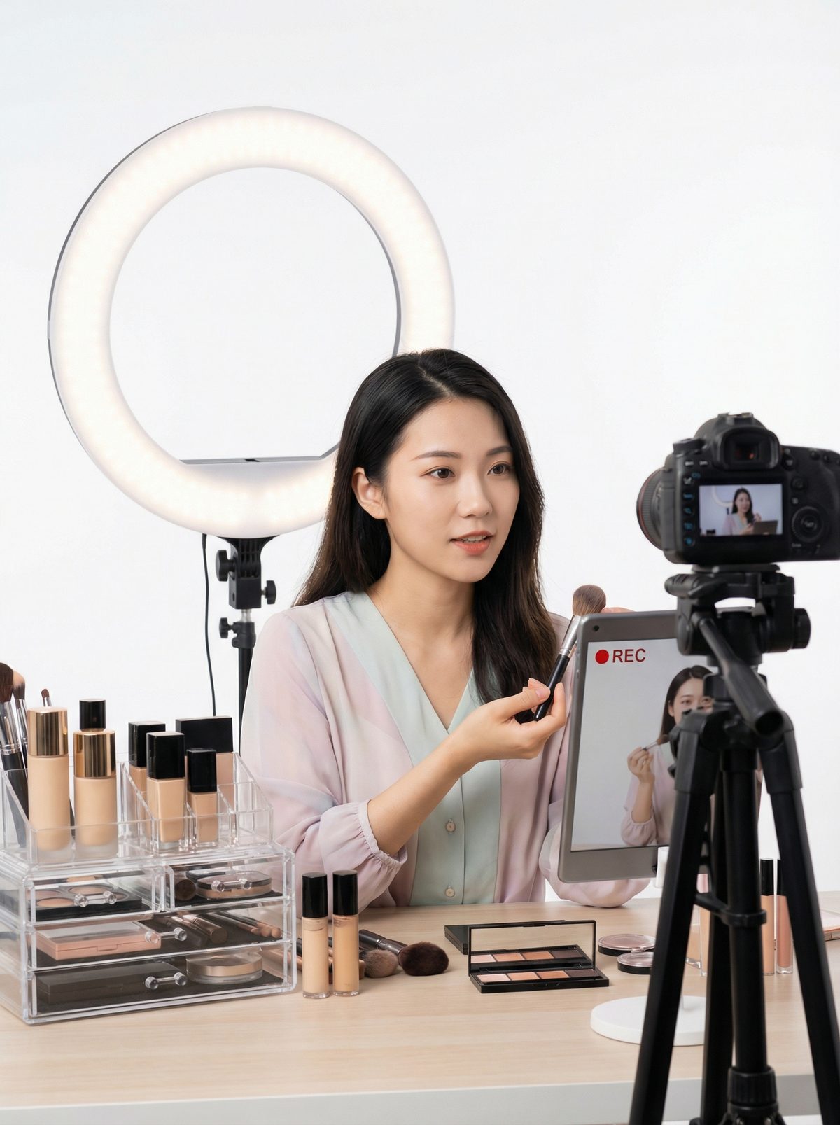糖心vlog美妆视频教程